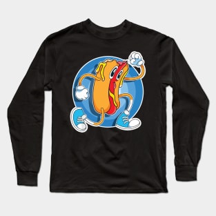 funny hot dog  check out our FAQ Long Sleeve T-Shirt